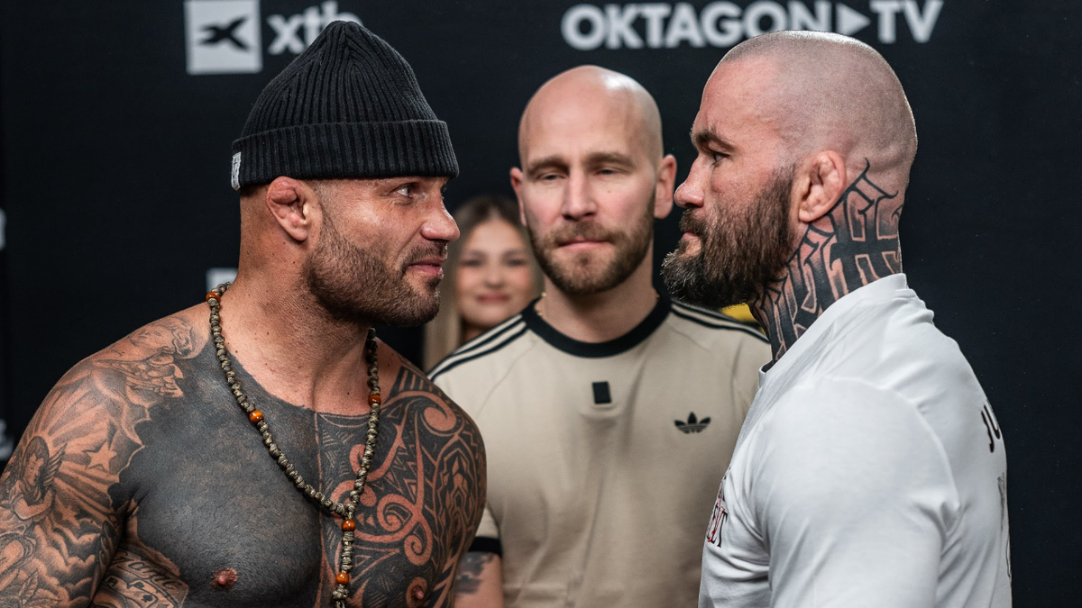 Jungwirth s Materlom na vážení.