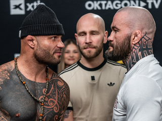 Jungwirth s Materlom na vážení.