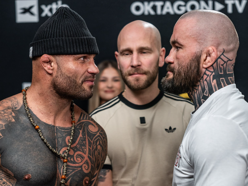 Jungwirth s Materlom na vážení.