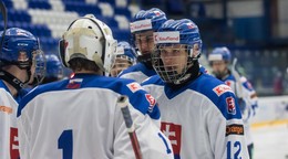 Slovenskí hokejisti do 17 rokov.