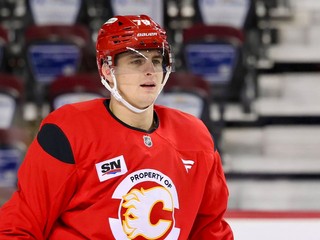 Martin Pospíšil na tréningu Calgary. 