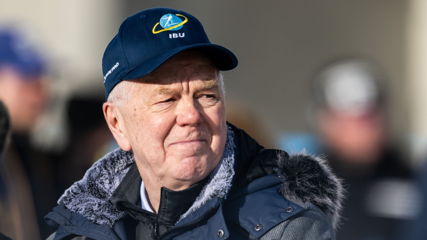 Prezident Medzinárodnej biatlonovej únie Olle Dahlin.