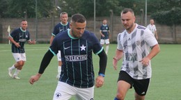 Fotka zo zápasu siedmej ligy ObFZ Bardejov.