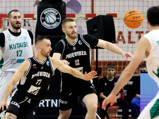 Basketbalisti Prievidze v zápase s Kutaisi