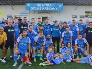 ŠK Nitra-Dolné Krškany, nový vicelíder šietej ligy Stred po víťazstve 4:0.