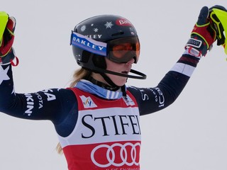Americká lyžiarka Mikaela Shiffrinová.