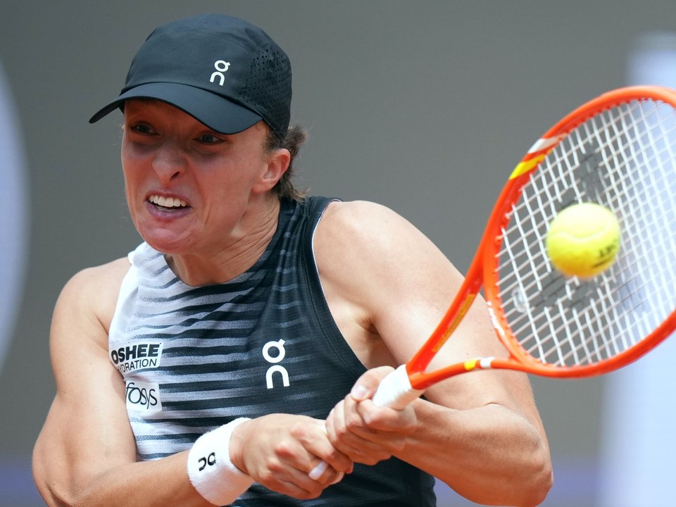 Poľská tenistka Iga Swiateková na turnaji WTA 1000 v Ríme 2026.