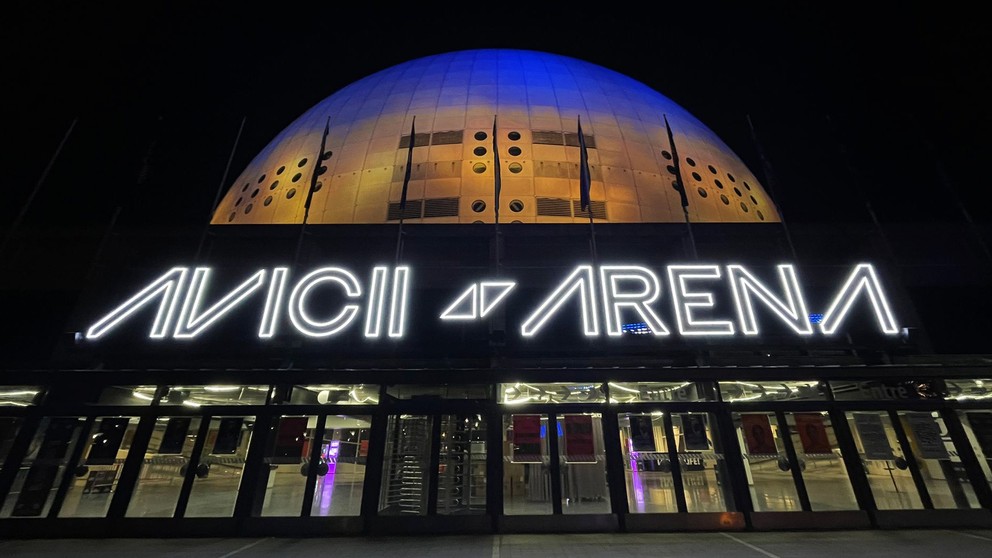 Dejisko MS v hokeji 2025 - Avicii Arena v Štokholme.