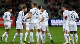 Futbalisti Angers SCO.