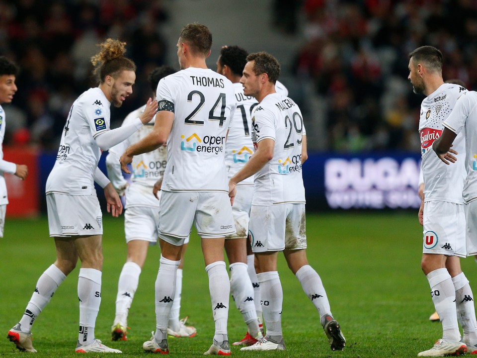 Futbalisti Angers SCO.