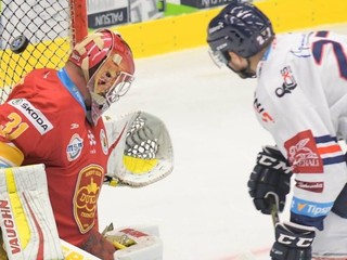 Momentka z prípravného zápasu Vítkovice - Dukla Trenčín. 