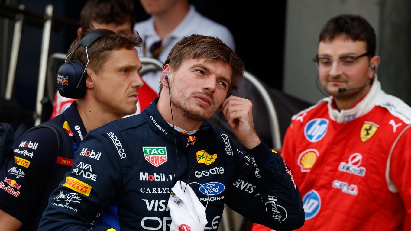 Max Verstappen po kvalifikácii v Japonsku.