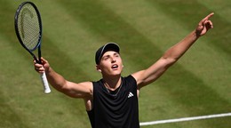 Justin Engel na turnaji ATP Stuttgart 2025.