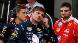 Max Verstappen po kvalifikácii v Japonsku.