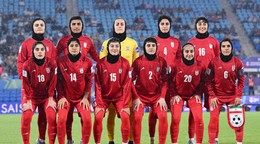 Iránske futbalistky. 