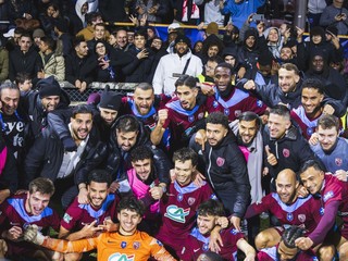 Futbalisti tímu Bourgoin-Jallieu