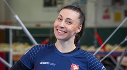 Slovenská gymnastka Barbora Kundrát