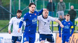 Momentka zo zápasu Slovensko - Anglicko na EMF Nations Games 2026. 