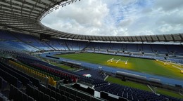 Fotka zo štadiónu Stadio Olimpico v Ríme.