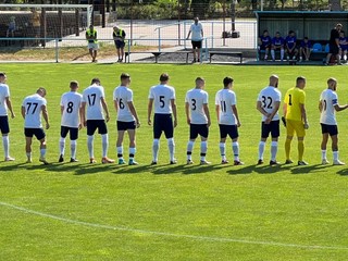 Futbalisti MŠK Kráľová pri Senci.