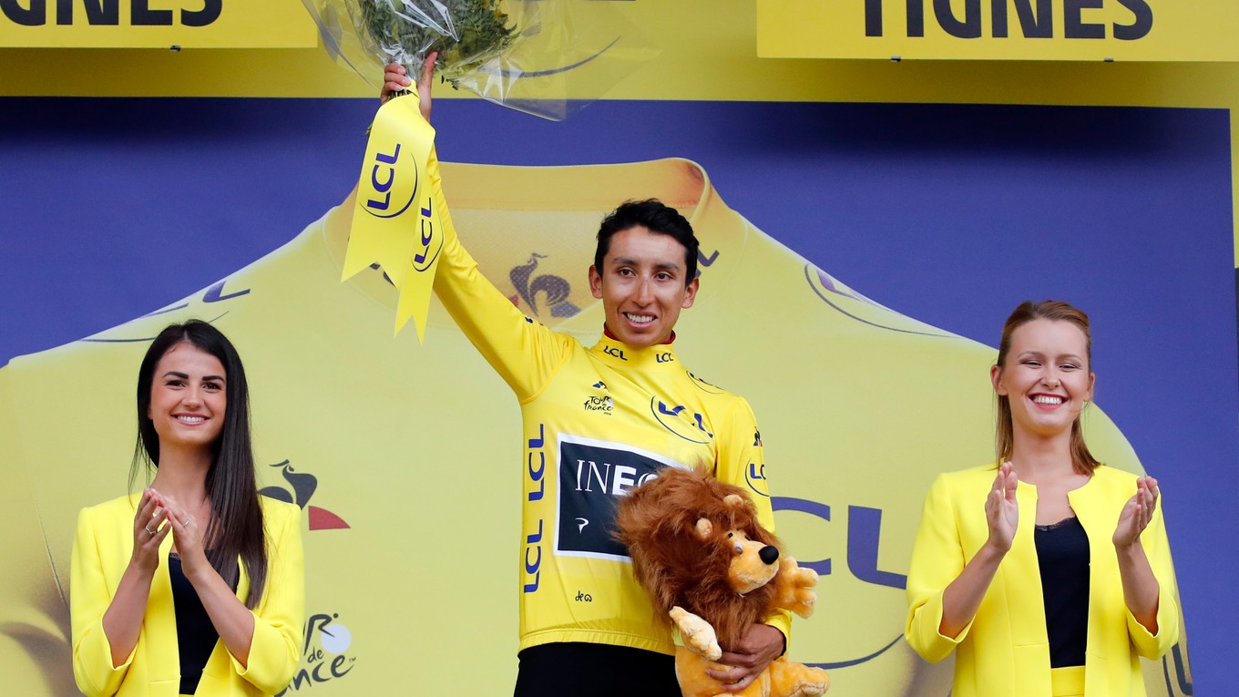 Egan Bernal na Tour de France 2019.