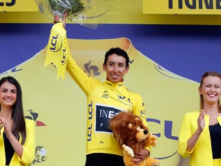 Egan Bernal na Tour de France 2019.