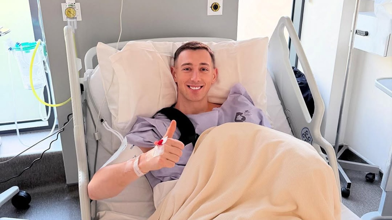 Róbert Boženík po operácii