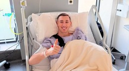 Róbert Boženík po operácii