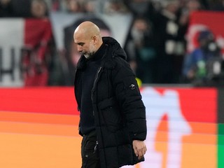 Tréner Manchestru City Pep Guardiola.