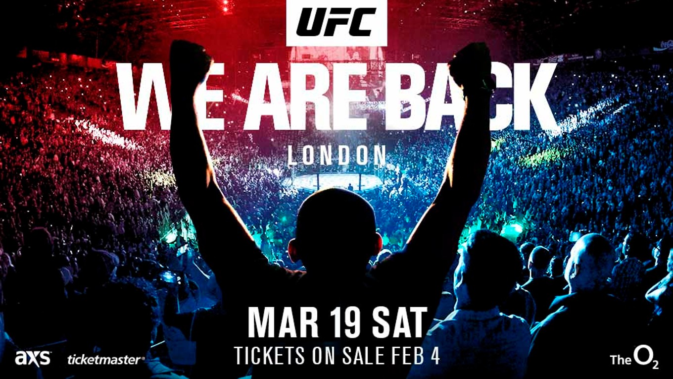 Plagát turnaja UFC Fight Night 204 v Londýne.