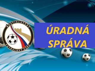 ÚRADNÁ SPRÁVA Č.17 ZO DŇA 25.10.2024