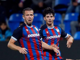 Denis Vavro a Tobiáš Pališčák v drese Plzne.
