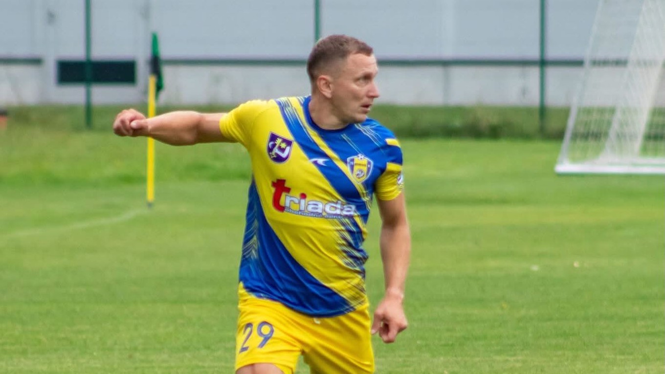 Viktor Maťaš v drese FK Humenné.