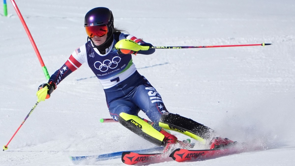 Mikaela Shiffrinová v slalome na ZOH 2026