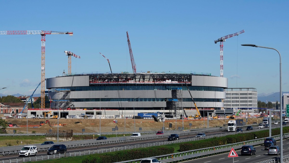 Pohľad na arénu Santa Giulia v Miláne.