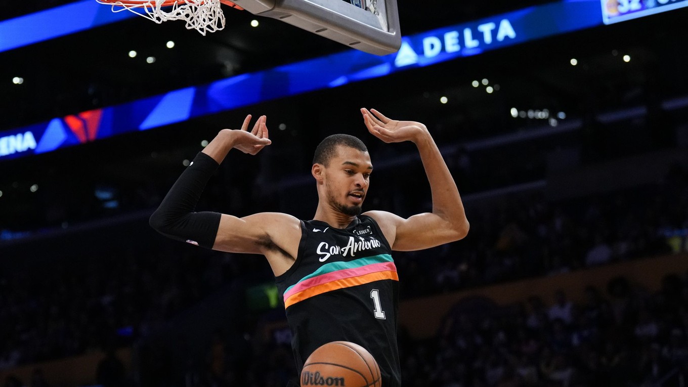 Francúzsky pivot Victor Wembanyama.