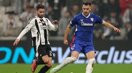 Momentka zo zápasu Besiktas Istanbul - Athletic Bilbao