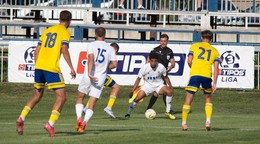 Momentka zo zápasu Stropkov - Košice B.