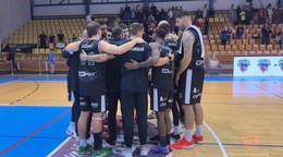 Basketbalisti MBK Baník Handlová. 