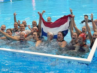 Holandské vodné pólistky získali titul na MS 2023.