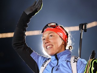 Nemecká biatlonistka Laura Dahlmeierová.