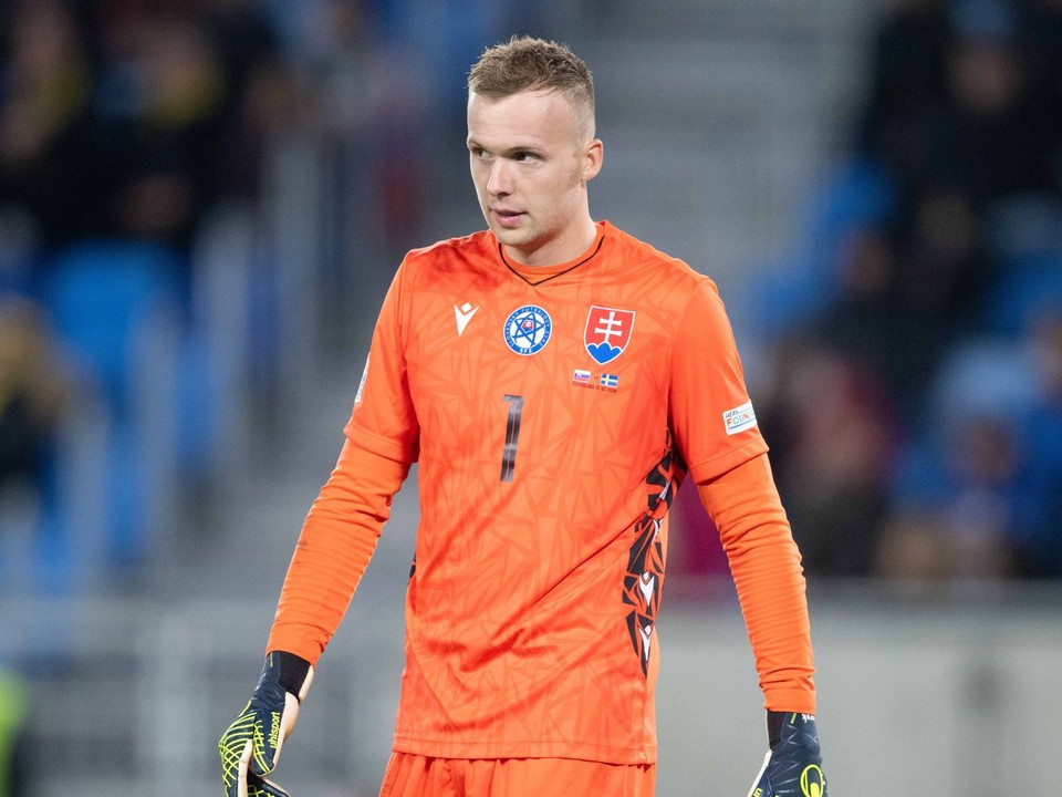 Slovenský futbalový brankár Marek Rodák. 