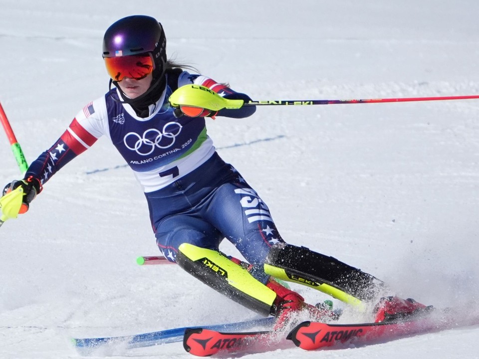Mikaela Shiffrinová v slalome na ZOH 2026