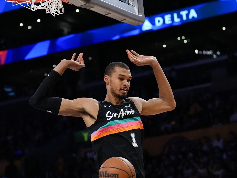 Francúzsky pivot Victor Wembanyama.