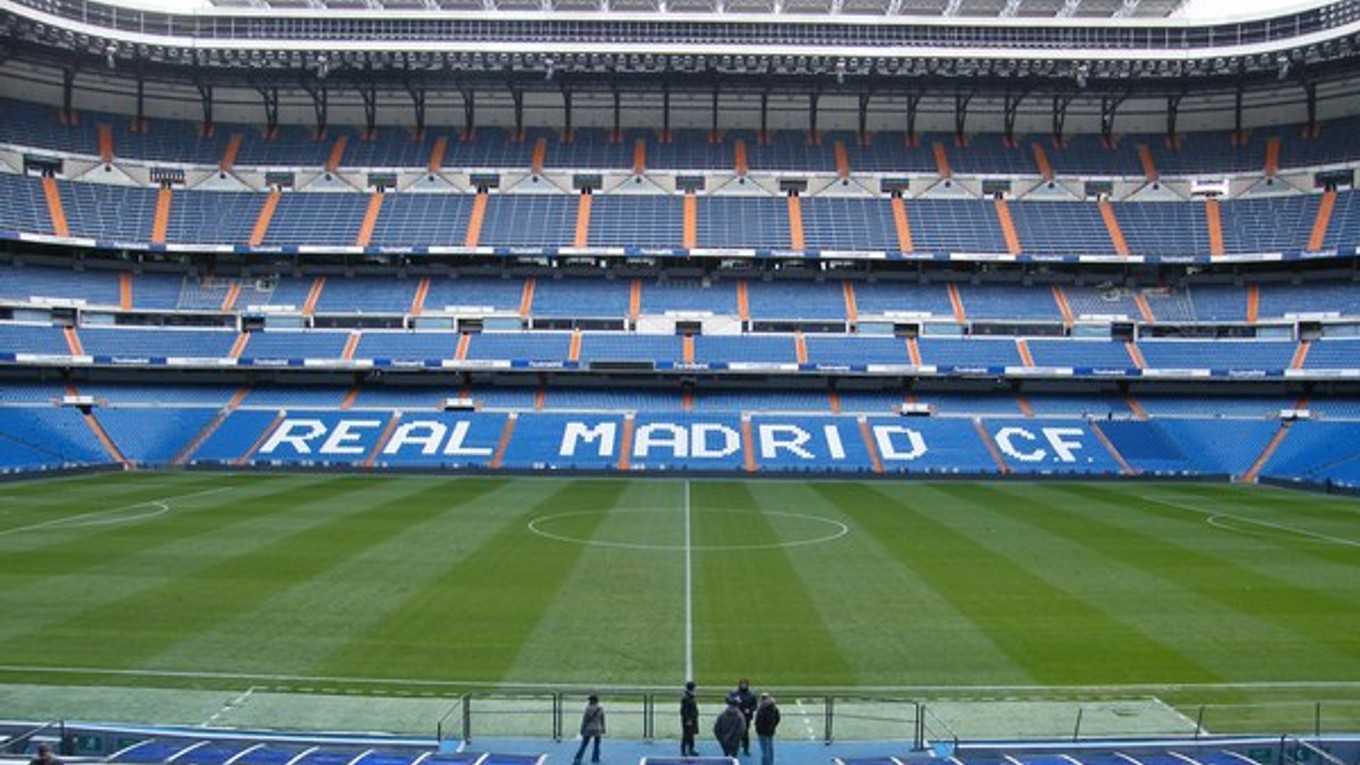 Štadión Santiaga Bernabéua.