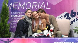 Maria Sofia Pucherová a Nikita Lysak na Memoriáli Ondreja Nepelu 2024.