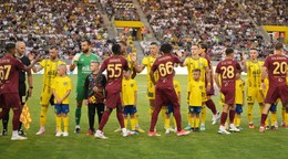 Momentka zo zápasu Košice - AS Rím