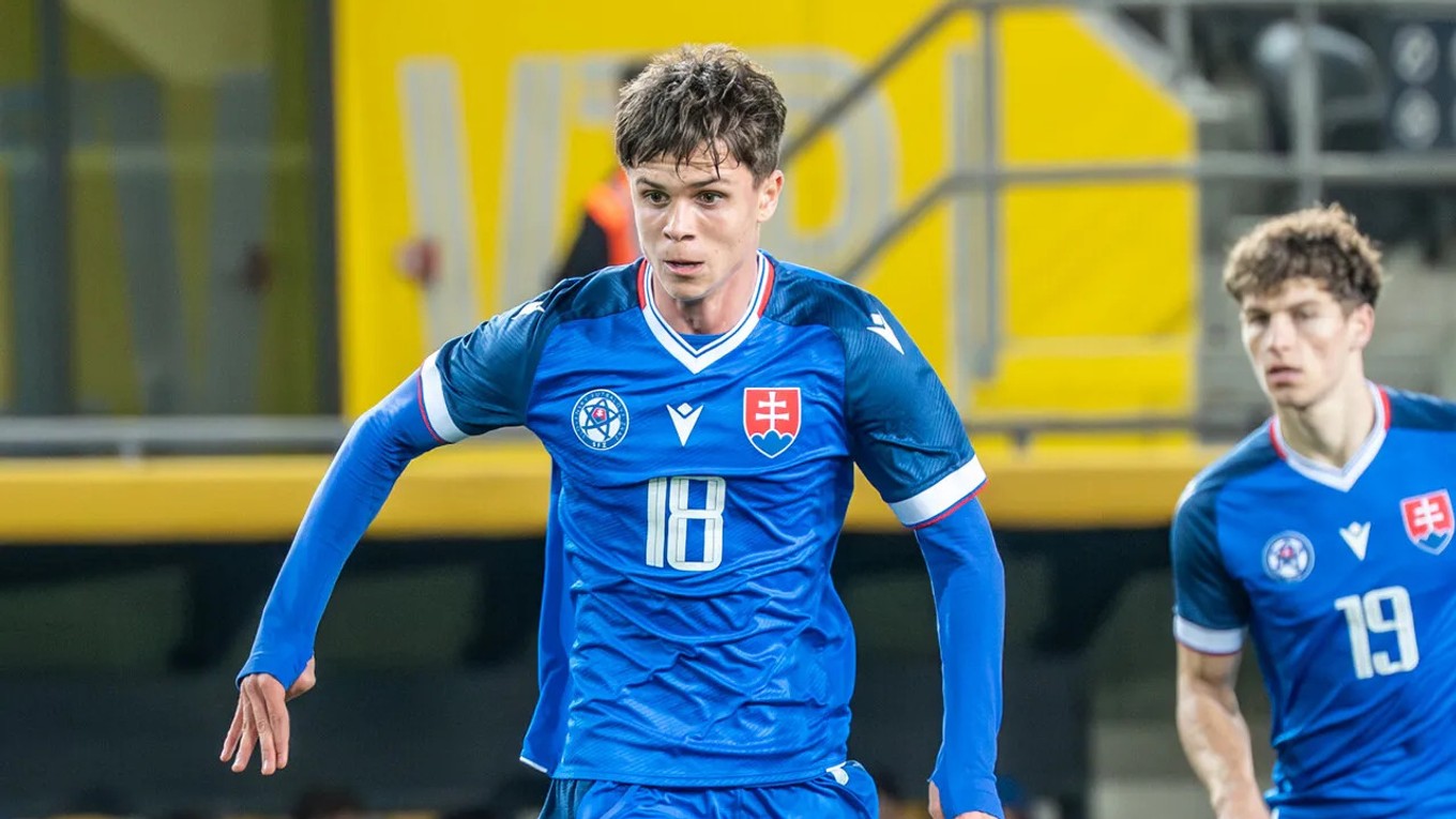 Futbalisti Slovenska do 19 rokov.