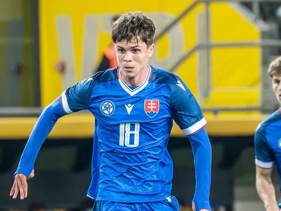 Futbalisti Slovenska do 19 rokov.