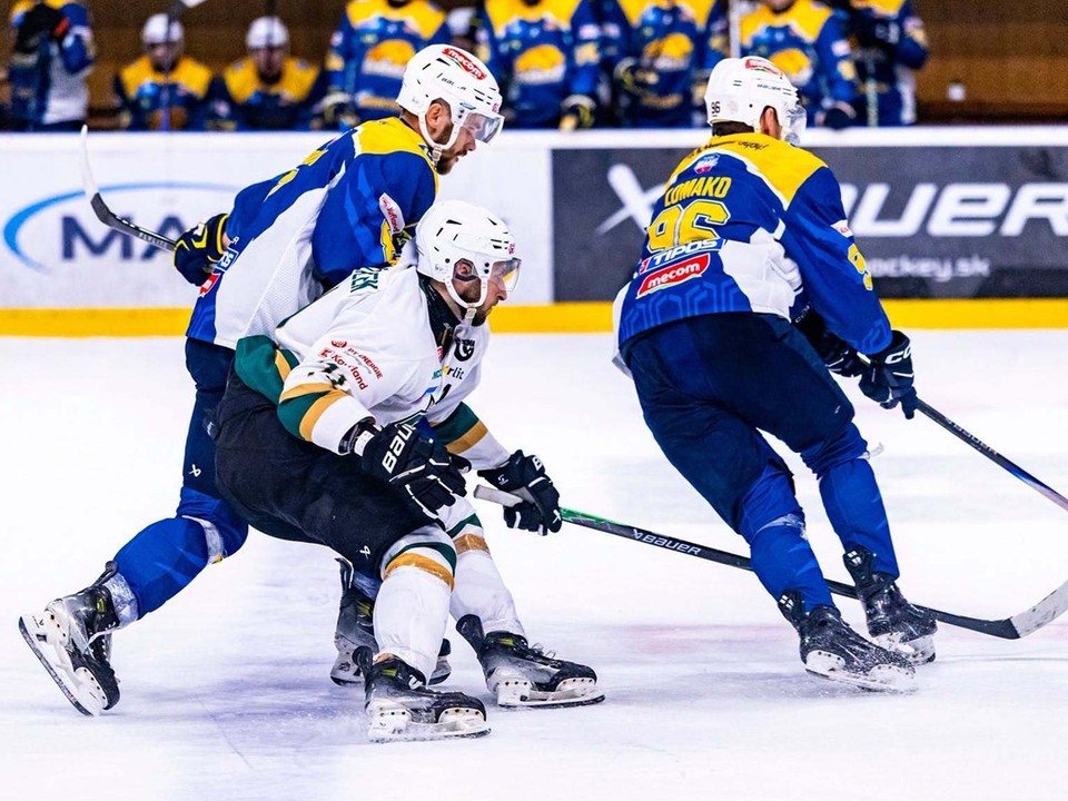 Fotka zo zápasu HC 19 Humenné - HK Skalica.